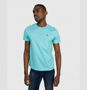Tees Psycho Bunny Classic Crew Neck Tee Hombre 446 Miami Pool | GM3612740