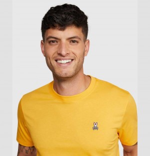Tees Psycho Bunny Classic Crew Neck Tee Hombre 831 Amber Frost | UA5867349