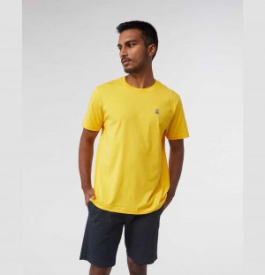 Tees Psycho Bunny Classic Crew Neck Tee Hombre 704 Desert Marigold | YK6319425