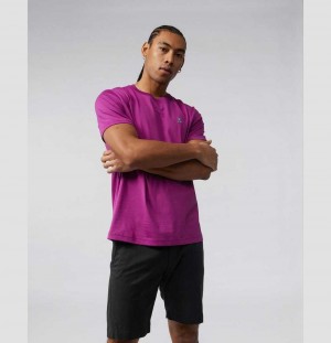 Tees Psycho Bunny Classic Crew Neck Tee Hombre 560 Summer Plum | HV7063425