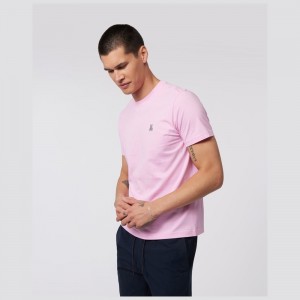 Tees Psycho Bunny Classic Crew Neck Tee Hombre Rosas | KC8910746