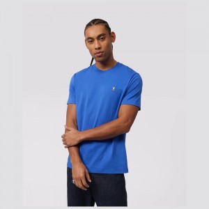 Tees Psycho Bunny Classic Crew Neck Tee Hombre Azules | EX9317056
