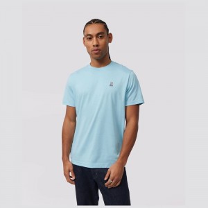 Tees Psycho Bunny Classic Crew Neck Tee Hombre Azules | ZY7560492