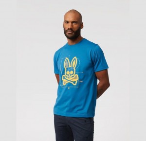 Tees Psycho Bunny Depoe Graphic Hombre 434 Aegean Sea | NO1932850