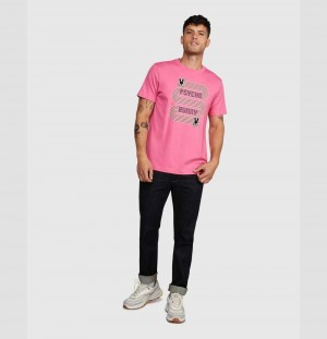 Tees Psycho Bunny Dorton Graphic Tee Hombre 679 Tango | WF6350278