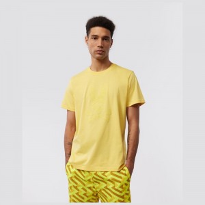Tees Psycho Bunny Edge Graphic Tee Hombre 743 Custard | NP4327180