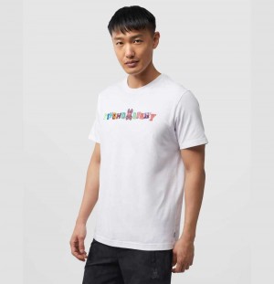 Tees Psycho Bunny Fulton Short Sleeve Tee Hombre Blancos | IH0264781