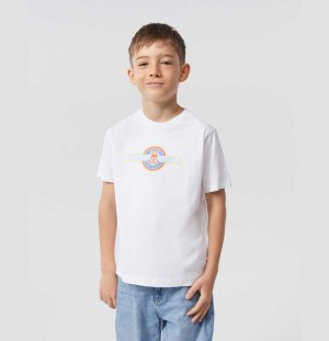 Tees Psycho Bunny Graphic Tee Niños Blancos | XB2413870