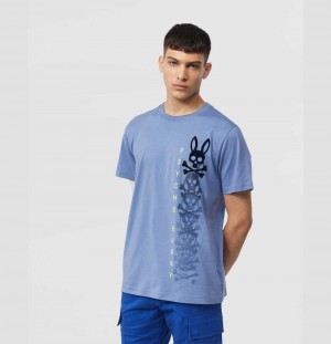 Tees Psycho Bunny Hudson Bunny Logo Tee Hombre 424 Bal Harbour | FY5369812
