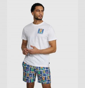 Tees Psycho Bunny James Bunny In A Box Tee Hombre Blancos | WU7321954