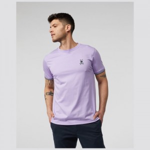 Tees Psycho Bunny Larkin Tee Hombre 552 California Lilac | LP7390512