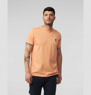 Tees Psycho Bunny Larkin Tee Hombre 834 Sunset Sky | HC1357284