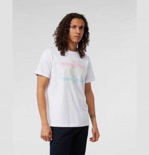 Tees Psycho Bunny Leddon Embroidered Tee Hombre Blancos | YX3609475