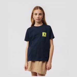 Tees Psycho Bunny Lloyds Graphic Tee Niños Azul Marino | IM7650319