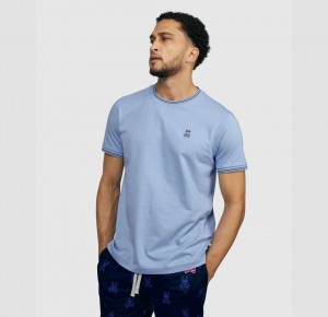 Tees Psycho Bunny Logan Hombre Azules | VK1052364