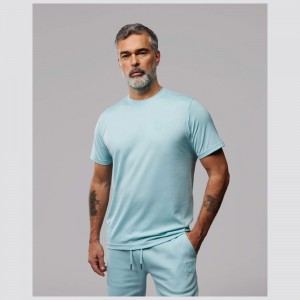 Tees Psycho Bunny OUTLINE Tee Hombre 480 Seafoam | SP4298675