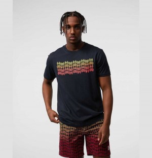 Tees Psycho Bunny Obec Graphic Tee Hombre Azul Marino | MJ2794508
