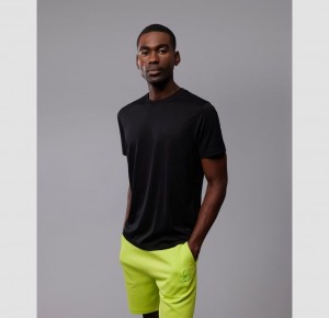 Tees Psycho Bunny Outline Hombre Negros | TA6709348