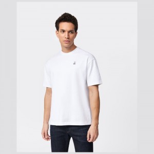 Tees Psycho Bunny Relaxed Fit Classic Crew Neck Tee Hombre Blancos | VB5392786
