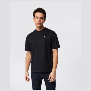 Tees Psycho Bunny Relaxed Fit Classic Crew Neck Tee Hombre Negros | RT0342981