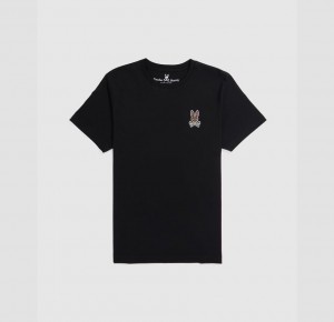 Tees Psycho Bunny R.land Artist Series Atlanta Hombre Negros | TG2675194