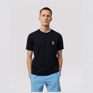 Tees Psycho Bunny Serge Fashion Tee Hombre Negros | GC9732685